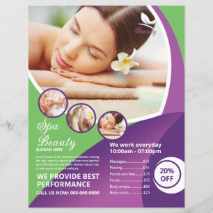 Spa and Beauty Salon Flyer