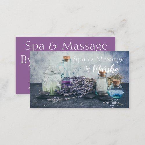 Spa and Massage Business Card