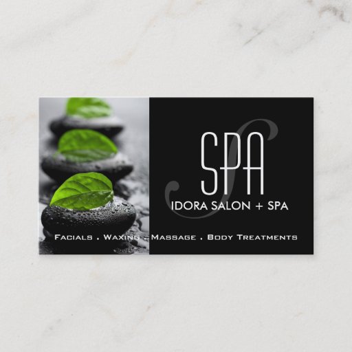Customizable Spa and Massage Business Card Template