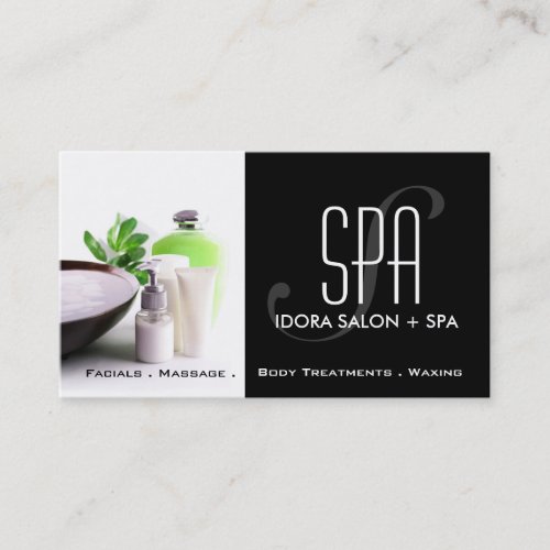 Spa and Massage Business Card Template