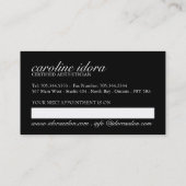 Spa and Massage Business Card Template (Back)