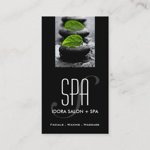 Customizable Spa and Massage Business Card Template
