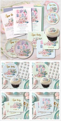 Spa Baby Shower - Girl