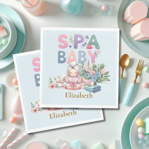 Spa Baby Shower Party Dinner ware Napkins