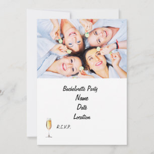 Spa Bachelorette Party Invitation Personalized