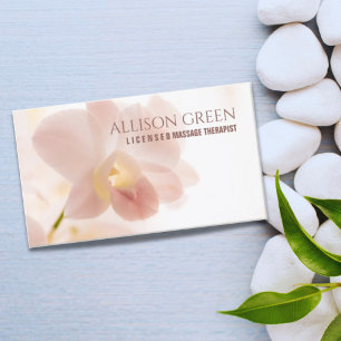 SPA Beauty Salon Massage Therapist Flower Shop Business Card