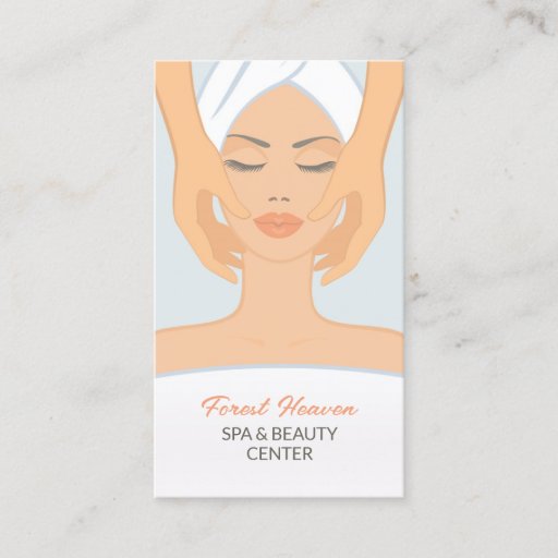 Customizable Spa and Beauty Appointment Card Business Card Templates
