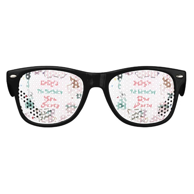 Spa Birthday Pamper Party Birthday  Kids Sunglasses (Front)
