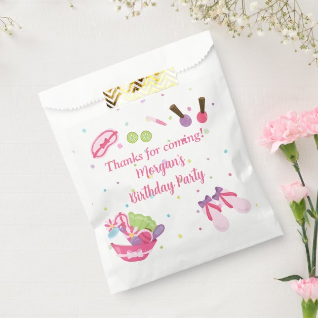 Spa Birthday Party Favor Bag (Sealed)