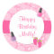Spa Birthday Party Favor Sticker