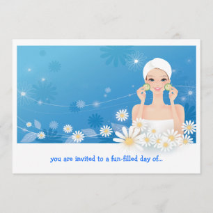 Spa Breeze Birthday Invitation