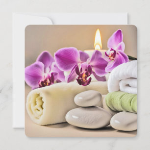 Spa Bridal Shower Invitation