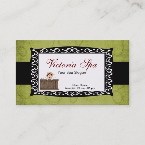 Spa Business Business Card Template