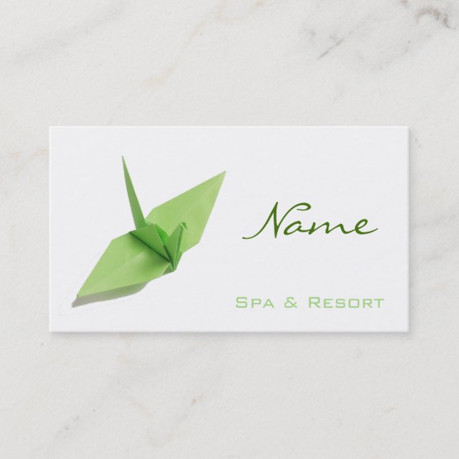 Spa Business Card (Front)
