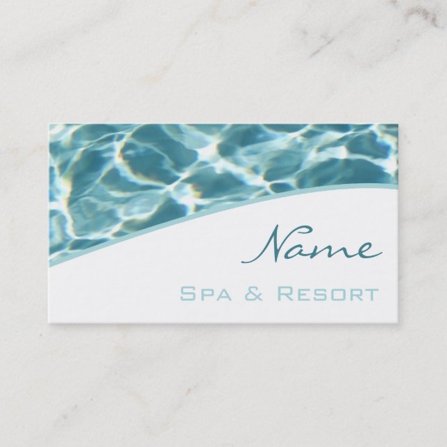 Spa Business Card (Front)