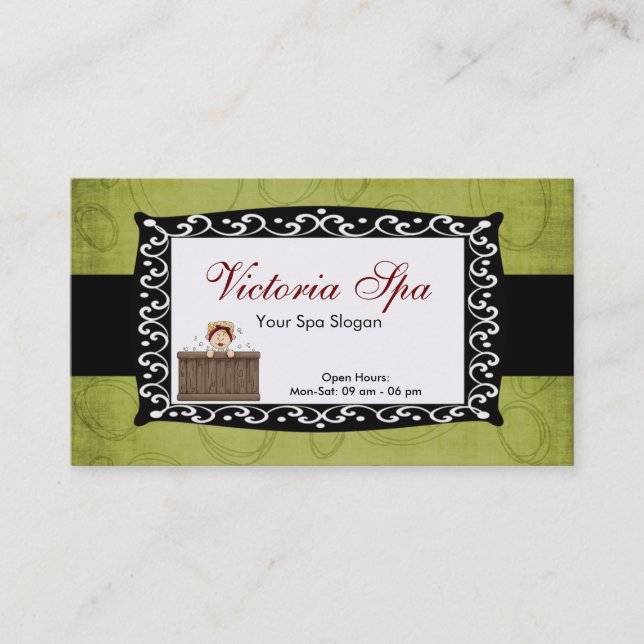 Spa Business Card (Front)