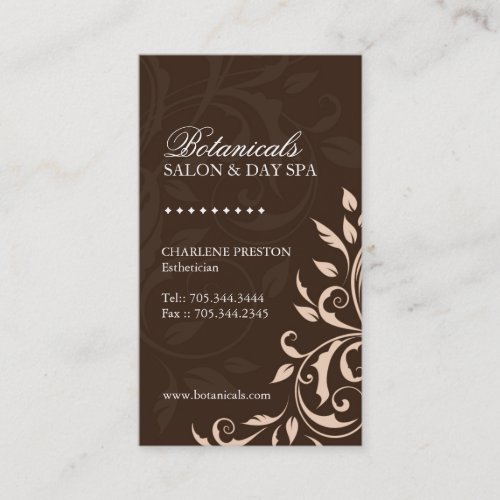 Spa Business Card