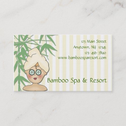 Spa Business Card
