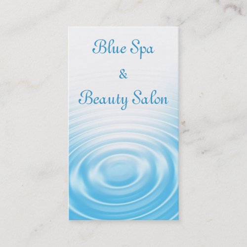 Spa Business Card