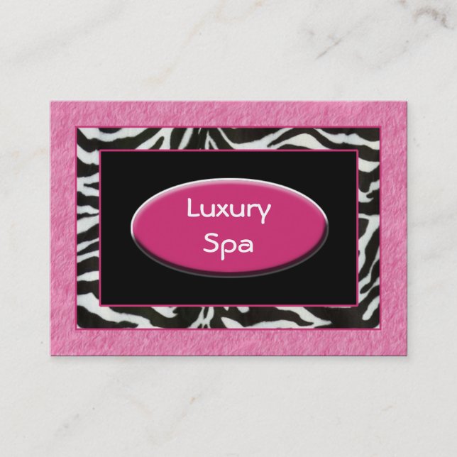 Spa  businesscards appointment card (Front)