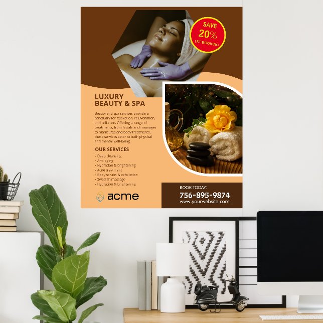 Spa Center Custom Poster (Home Office)