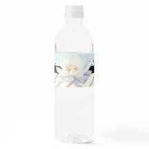Spa Day Birthday Party Water Bottle Label