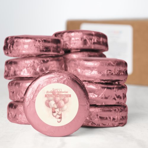 Spa Day Birthday, Pink Balloons Slippers Dipped Oreo Cookie Favors