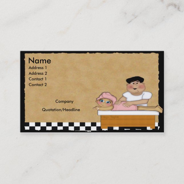 Spa Day Business Card (Front)
