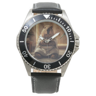 Spa Day Capybara Coffee Break Watch