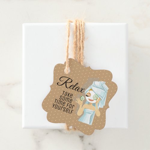 Spa Day Favor Tag
