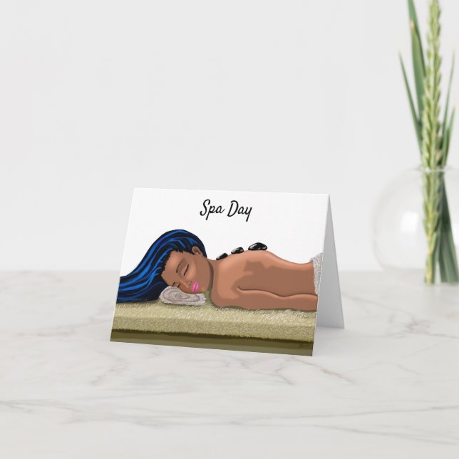 Spa Day Invitation (Front)