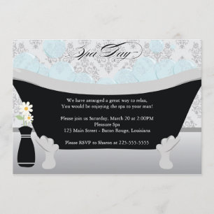 Spa Day Invitation