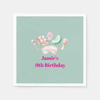 Spa Day Kid's Party  Napkins