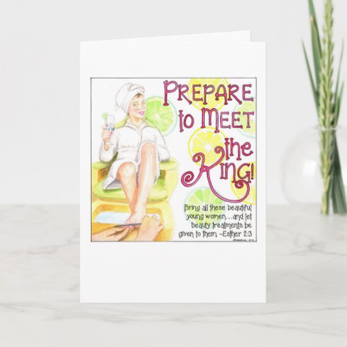 Spa Day Pampering Birthday All Occasion Card