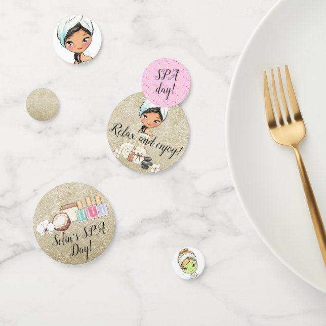 Spa Day party Table Confetti (Group)