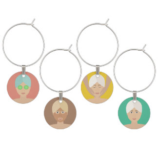Spa Day Wine Glass Charm