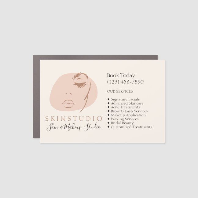 Spa Facial Skincare Wellness Beauty Treatment Car Magnet