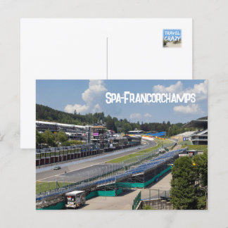 Spa-Francorchamps Race Circuit, Belgium Holiday Postcard