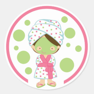 Spa Girl Sticker