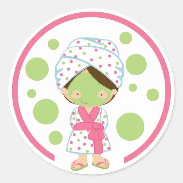 Spa Girl Sticker (Front)