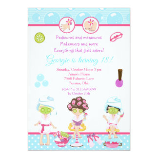 Spa Birthday Invitations Announcements Spa Birthday Invitations Announcements