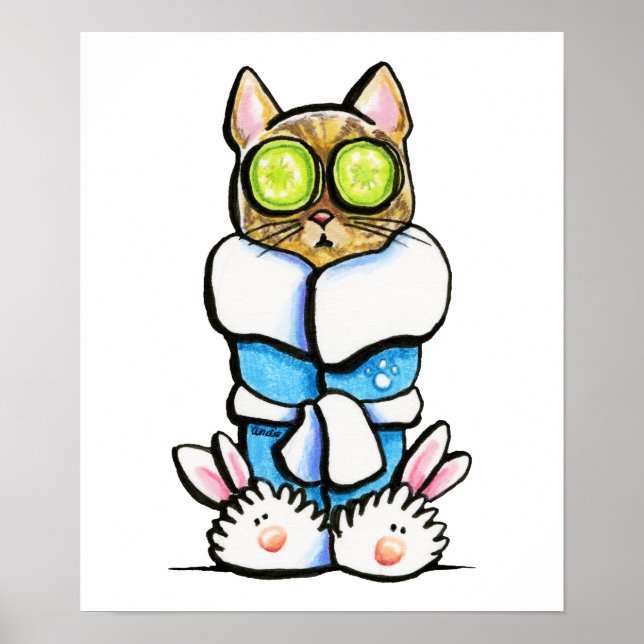 Spa Kitty Cat Poster (Front)