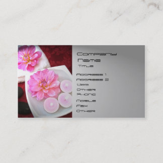 SPA, massage Business Card