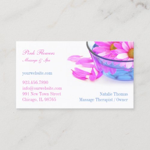 Spa Business Card
