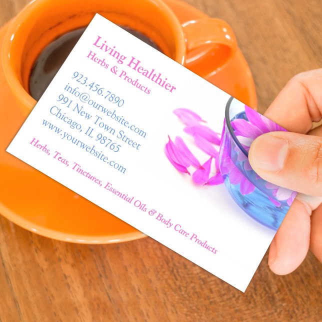 Spa Massage Flowers Business Card Template (Creator Uploaded)