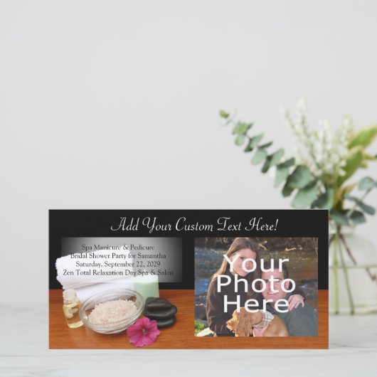 Spa/Massage/Pedicure Salon Scene Black/Color (Standing Front)