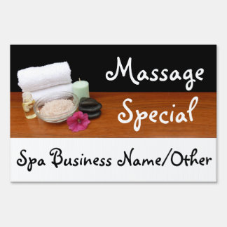 Spa Massage Special, Full Color Sign