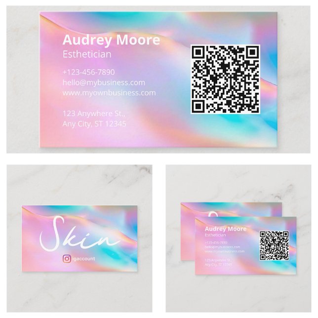 Spa Modern Esthetician Business Card (Spa Modern Esthetician Business Card
)