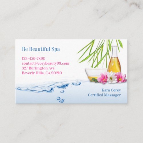 Spa / Natural Business Card