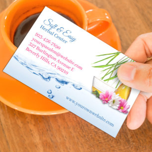 Spa Natural Wellness Business Card Template